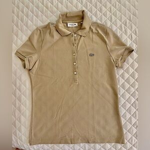Lacoste Light Tan Polo Shirt